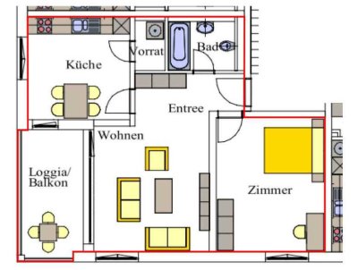 Ihr neues Zuhause: 2-Zimmer-Wohnung im begehrten Westenviertel