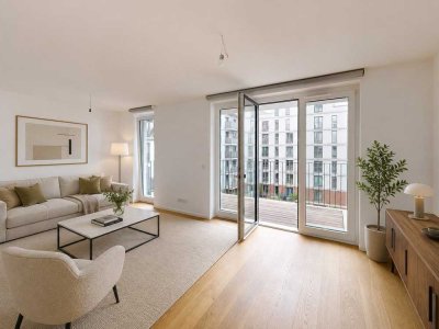 Premium-3-Zimmer in der HafenCity: Bezugsfertig, Süd-Balkon & XL-Gemeinschaftsterrasse