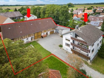 Zweifamilienhaus in Dürnau mit großem Grundstück und vielseitig nutzbarem Ökonomiegebäude