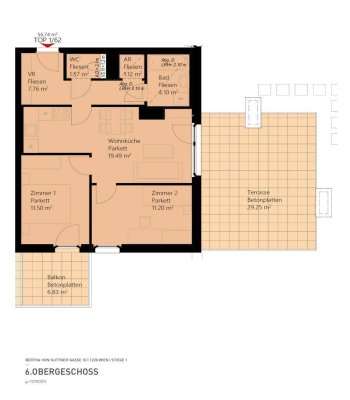 3-Zimmer-Wohnung Neubau inkl hochwertiger Markenküche, Außenfläche und Kellerabteil / K3-62