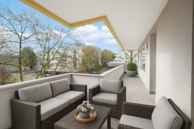Lichtdurchflutete 2-Zimmer-Wohnung mit weitläufigem Balkon
