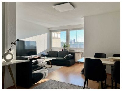 Rheinblick! Moderne 3-Zimmer-Wohnung mit Balkon & Garage – Vermietet in Top-Lage von Köln-Mülheim
