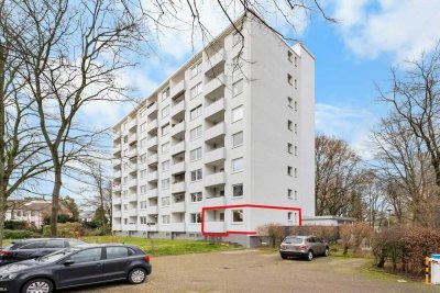 Bremen/Horn-Lehe: Helle und moderne 1-Zimmer-Wohnung mit Loggia und Keller