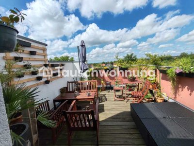 Tauschwohnung: 3-Raum-Maisonette-Wohnung,ca.20m2 Dachterrasse