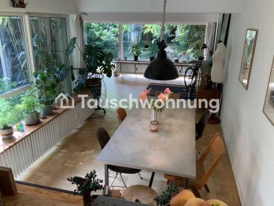 Tauschwohnung: Außergewöhnliche 3-Zimmer-Wohnung mit kleinem Garten