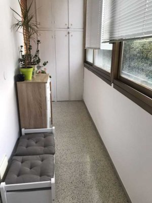 Exklusive, sanierte 1,5-Raum-Wohnung mit Balkon und Einbauküche in Rheine