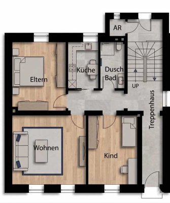 Frisch sanierte EG-Wohnung ab 16.06.2026 verfügbar!