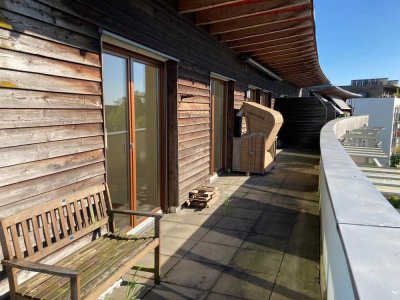 Geräumige 4-Zimmer-Penthouse-Wohnung in Gievenbeck mit Blick in die Natur