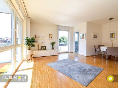 Barrierearm. Moderne Drei-Zimmer-Wohnung mit Balkon, Aufzug + hochwertiger Ausstattung. Stellplatz.