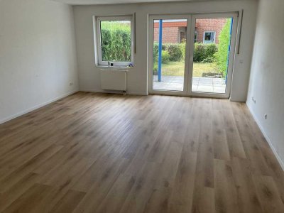 Sonnige Terrassen-Wohnung mit tollem Garten in Kanalnähe