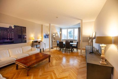 An der Alster und ganz oben: Premium Dachetage (möbliert, zur Untermiete)