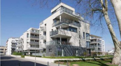 Wohnen am Rheinufer in neuwertiger Wohnung, mit Blick auf den Rhein
