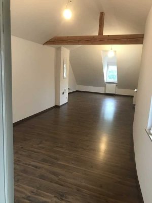 Erstbezug nach Sanierung mit Einbauküche: Exklusive 1-Raum-DG-Wohnung mit geh. Innenausstattung