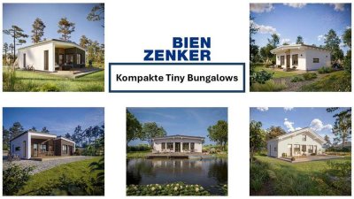 Kompakte Tiny Bungalows - Kreidefelsen und Meer