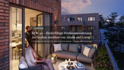 KfW 40-förderfähige Penthousewohnung ideal zur Eigennutzung oder Kapitalanlage - Altona/Lurup