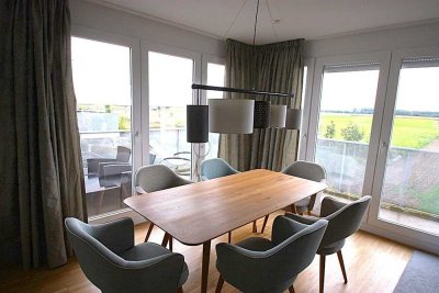 **SO SCHÖN KANN EIGENTUM SEIN** Luxuriöse 3 Zi.-Wohnung mit Balkon u. TG-Stellpl. Neufahrn (S1)