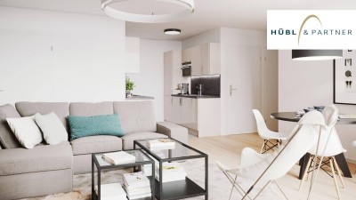 2-Zimmer Wohnung mit Balkon | Markenküche | Fußbodenheizung | Erdwärme