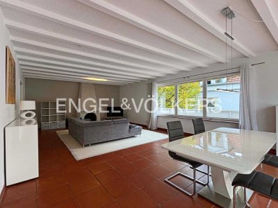 Möblierte Wohnung mit großer Dachterrasse