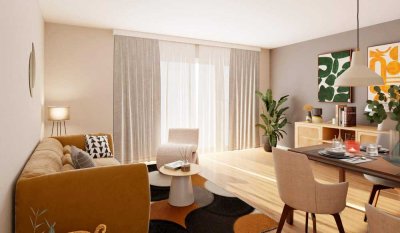 Barrierefreie Eigentumswohnung mit Loggia und separat angeordneter Küche