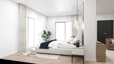 Lichtdurchflutetes Souterrain Studio mit großer Terrasse in hochwertig sanierter Altbauvilla