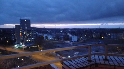 Helle 1-Zimmer Wohnung im 8. OG mit Balkon in Gelsenkirchen-Altstadt