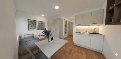 Neubau Studentenappartement im Erdgeschoss mit privatem Garten zur Kapitalanlage