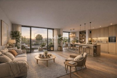 Exklusive 4-Zimmer Dachgeschosswohnung mit außergewöhnlich großer Terrasse und Weitblick