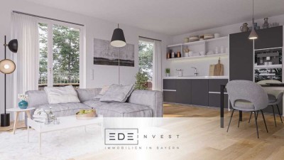 M55: Schöne 2-Zimmer-Wohnung mit Balkon im Münchner Westen