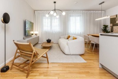 Stilvolle 3-Zimmer-Wohnung mit Terrasse und Gartenanteil – Küche & Möbel optional