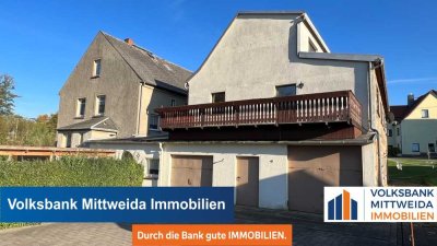 Wohnhauser mit 3 Wohneinheiten und 200m² Werkstatträumen bei Mittweida
