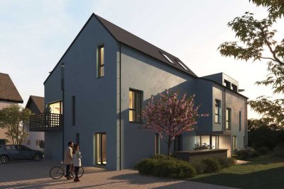 Moderne 4-Zimmer-Neubau-Erdgeschosswohnung mit großer Terrasse in Mainz-Marienborn