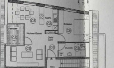 Helle 2,5 Zimmer DG-Wohnung in Flein