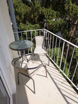 Fully Furnished 30m² Studio at Scheidplatz with Balcony (All-Inc)