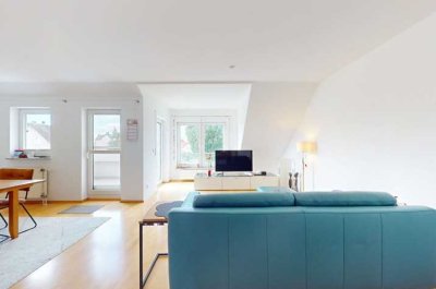 3-Zimmer Maisonette-Wohnung mit Balkon & Klimaanlage in Frankfurt-Sindlingen