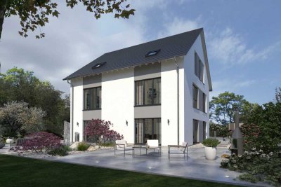 GROSSES DOPPELHAUS FÜR SCHMALE GRUNDSTÜCKE - OKAL