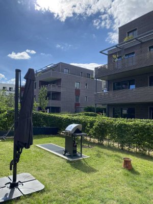 Unmöblierte Wohnung mit eigenem Garten an der Dahme