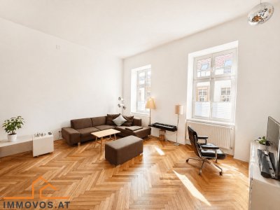 CHARMANTE ALTBAUWOHNUNG MIT BALKON ZUM GARTEN &amp; ZUSÄTZLICHER SOUTERRAIN-EINHEIT