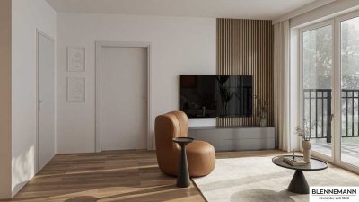 KFW 55 NEUBAU | 2-Zi. mit großem Bad und Terrasse | Bezugsfertig Sommer 2026