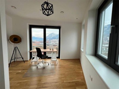 Innsbruck: Zentrale, teilmöblierte 2,5-Zimmer-Wohnung im 10. Obergeschoss – Top 10.05