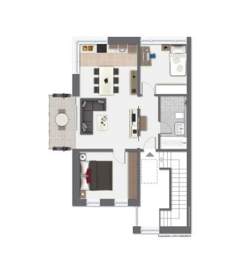 LETZTE Wohneinheit! 3-Zi.-Neubauwohnung mit Balkon in 93176 Beratzhausen