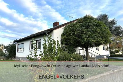 Idyllischer Bungalow in Ortsrandlage von Landau-Mörzheim