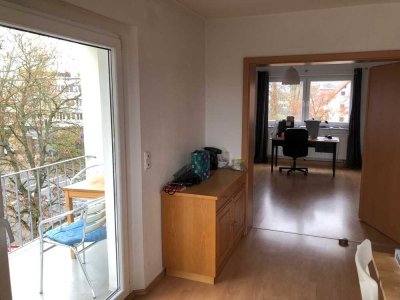 Südviertel-Kernstadt, Helle, gepflegte 3ZKB mit großem Balkon im