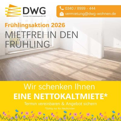 Wohnen mit Ausblick: 2-Raum-Wohnung mit Balkon und Aufzug