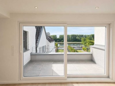 Rheinblick auf zwei Ebenen — Erstbezug einer kernsanierten Altbau-Maisonette