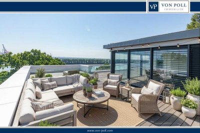 Zu Fuß zur Elbe: Penthouse-Maisonette mit großer Dachterrasse!
