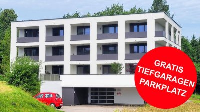 Wohnen mit Ausblick: Moderne Mietwohnung mit Balkon, Einbauküche &amp; gratis TG-Platz – Top 04