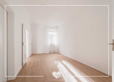 HELLE & CHARMANTE 2-ZI.-WHG MIT  BALKON, EBK UND ALTBAUCHARME