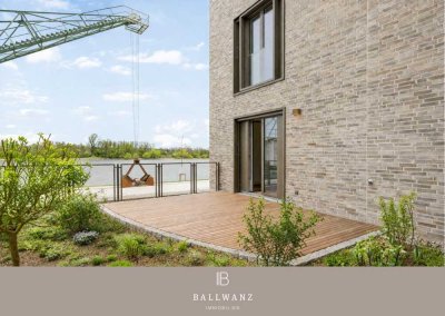 Großzügiges Wohnen mit Terrasse und Gartenanteil am Mainzer Zollhafen