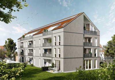 Ökologisch und urban - Familienfreundliche 3-Zimmer-Wohnung mit großem Garten!