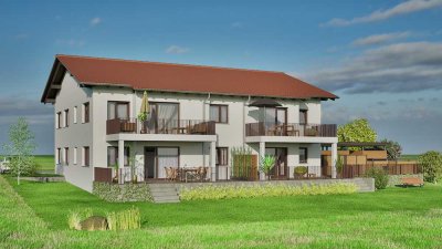 Mietangebot in Töging a. Inn:  Traumhafte 5-Zi. Neubauwohnung in zentraler Lage mit Garten